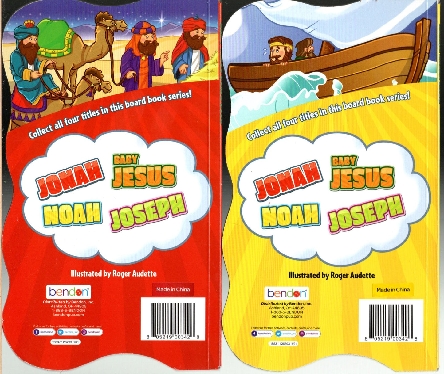 Baby Jesus & Jonah - Children's Board Book (Set of 2 Books)