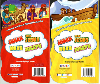 Baby Jesus & Jonah - Children's Board Book (Set of 2 Books)