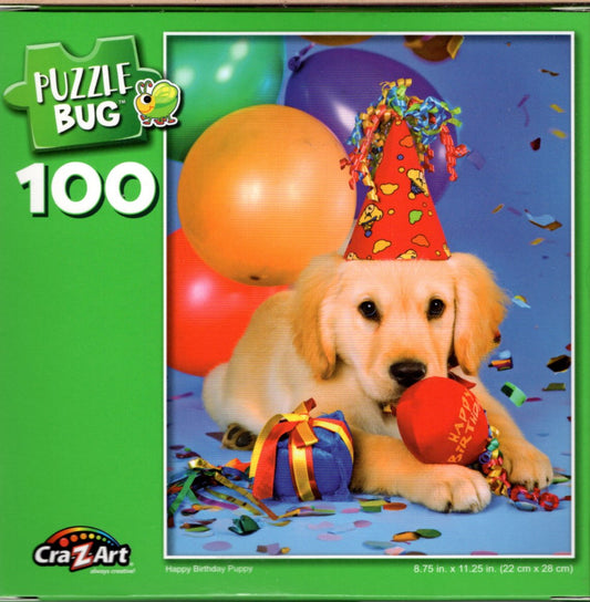 Happy Birthday Puppy - 100 Piece Jigsaw Puzzle