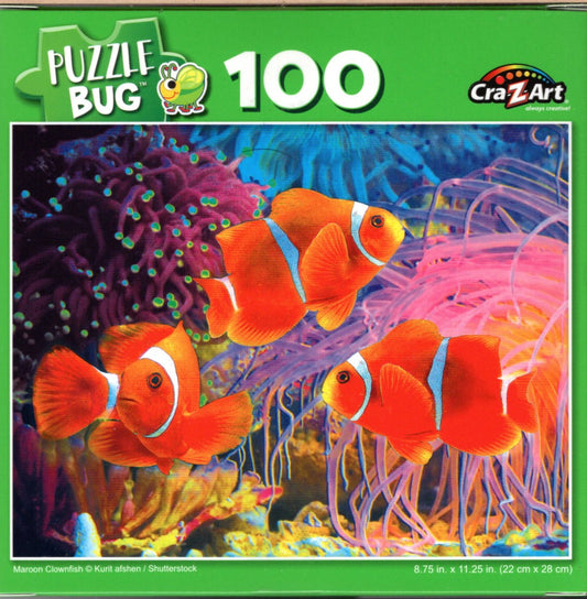 Maroon Clownfish - 100 Piece Jigsaw Puzzle