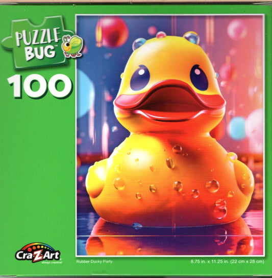 Rubber Ducky Party - 100 Piece Jigsaw Puzzle