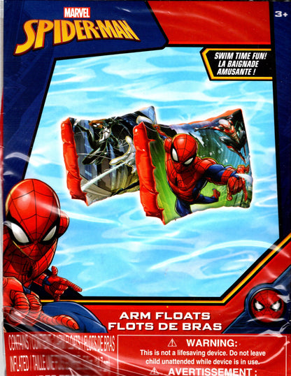 Spider-Man - Swim Ring 17.5` & 2 Arm Floats Swim 5.8 in