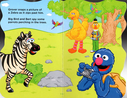 Elmo's First Day of School, Wild Animal Adventures, Best Great Baseball Game - Board Book Set