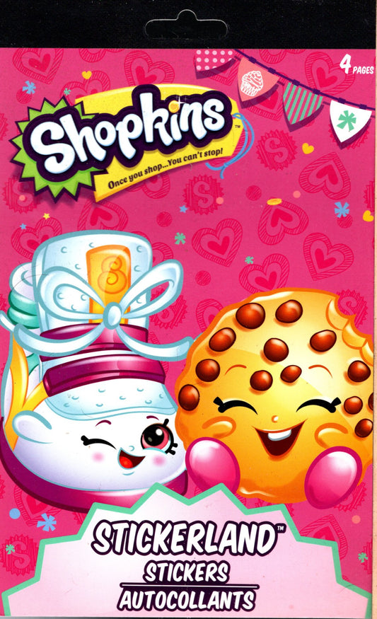 Shopkins - Stickerland - Sticker Book over to 100 Stickers