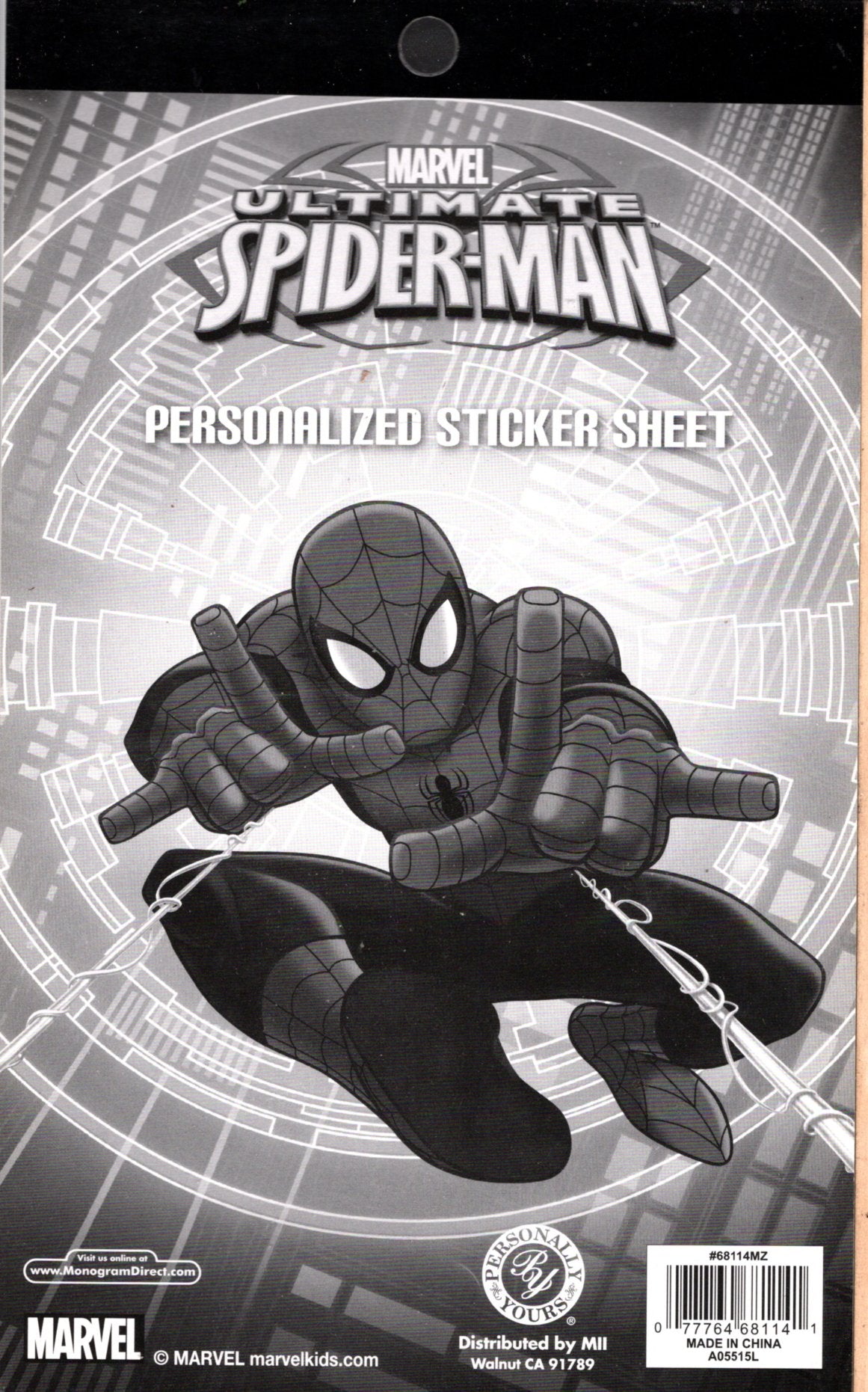 Marvel - Spider-Man - Sticker Collection 4 Sheets - over 270 Stickers