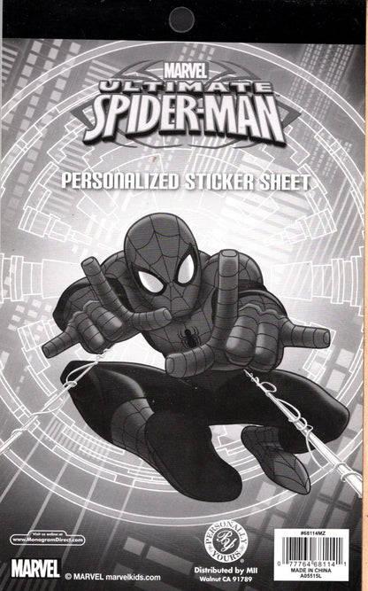 Marvel - Spider-Man - Sticker Collection 4 Sheets - over 270 Stickers