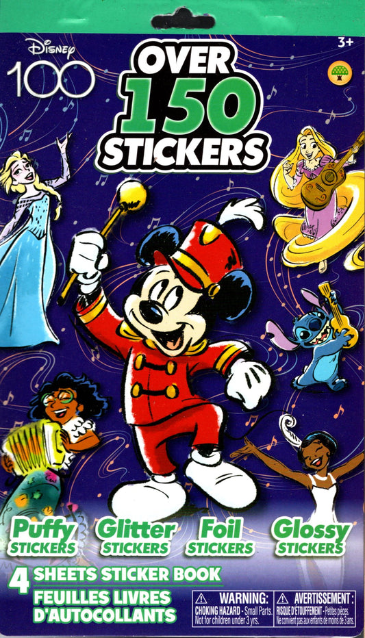 Disney Mickey - Sticker Collection 4 Sheets - over 150 Stickers
