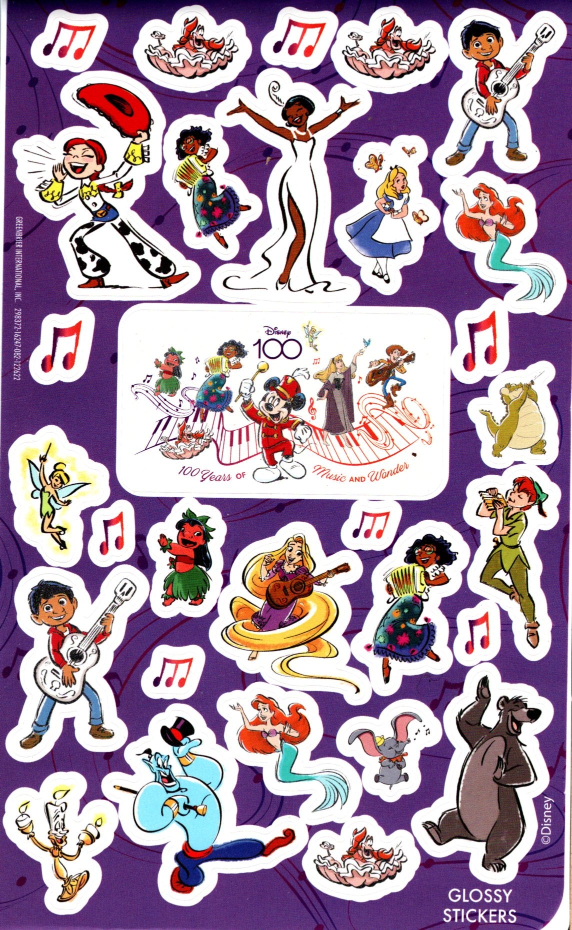 Disney Mickey - Sticker Collection 4 Sheets - over 150 + 150 Stickers Set of 2