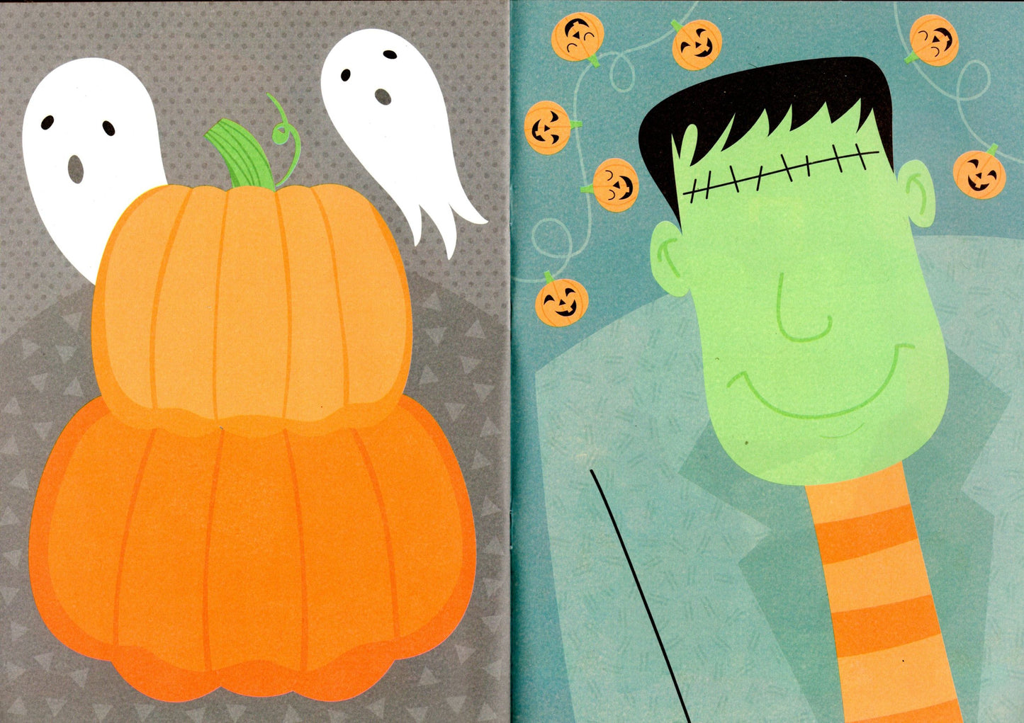 Scary & Spooky - Halloween Sticker Activity Book (Set of 2 Books)