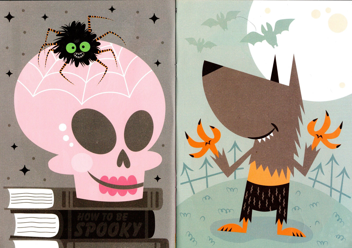 Scary & Spooky - Halloween Sticker Activity Book (Set of 2 Books)