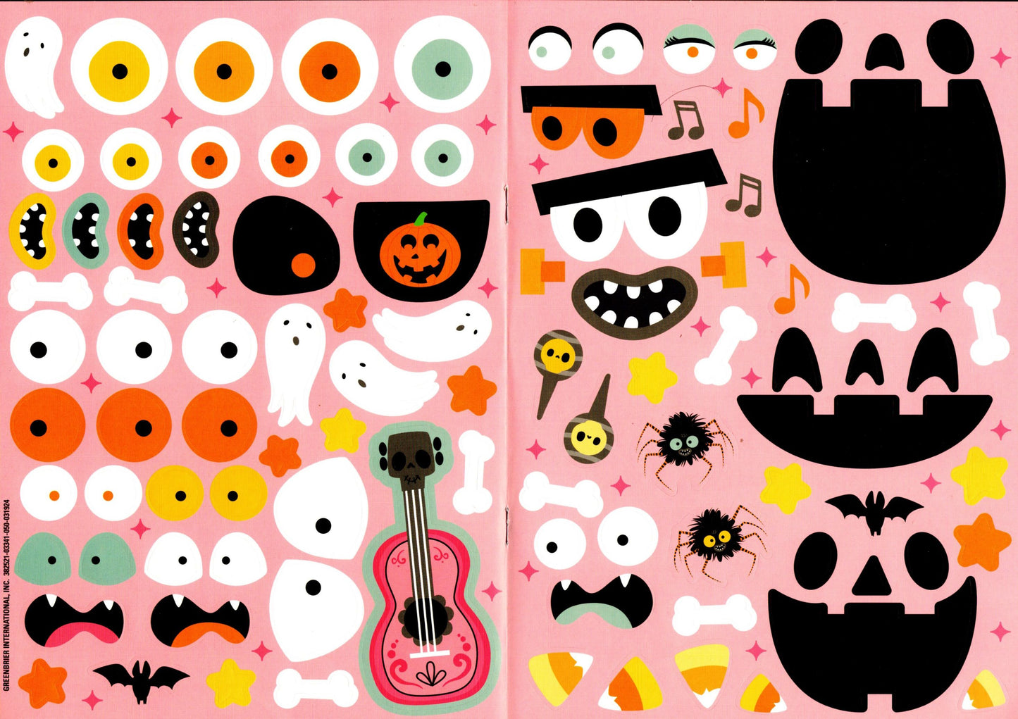 Scary & Spooky - Halloween Sticker Activity Book (Set of 2 Books)