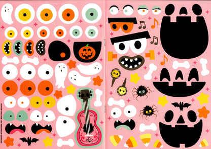 Scary & Spooky - Halloween Sticker Activity Book (Set of 2 Books)
