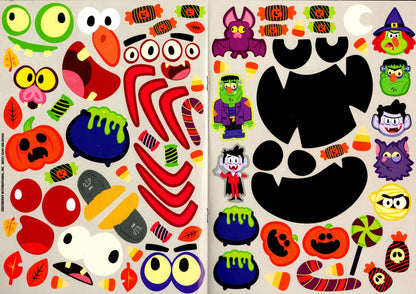 Creepy & Kawaii & Spooky - Halloween Sticker Activity Book (Set of 2 Books)