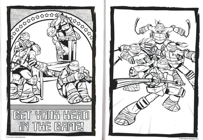 Teenage Mutant Ninja Turtles - Game On! - Jumbo Coloring & Activity Book
