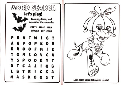Paw Patrol - Happy Howl-Oween & Spooky Helpers - Halloween Jumbo Coloring Books
