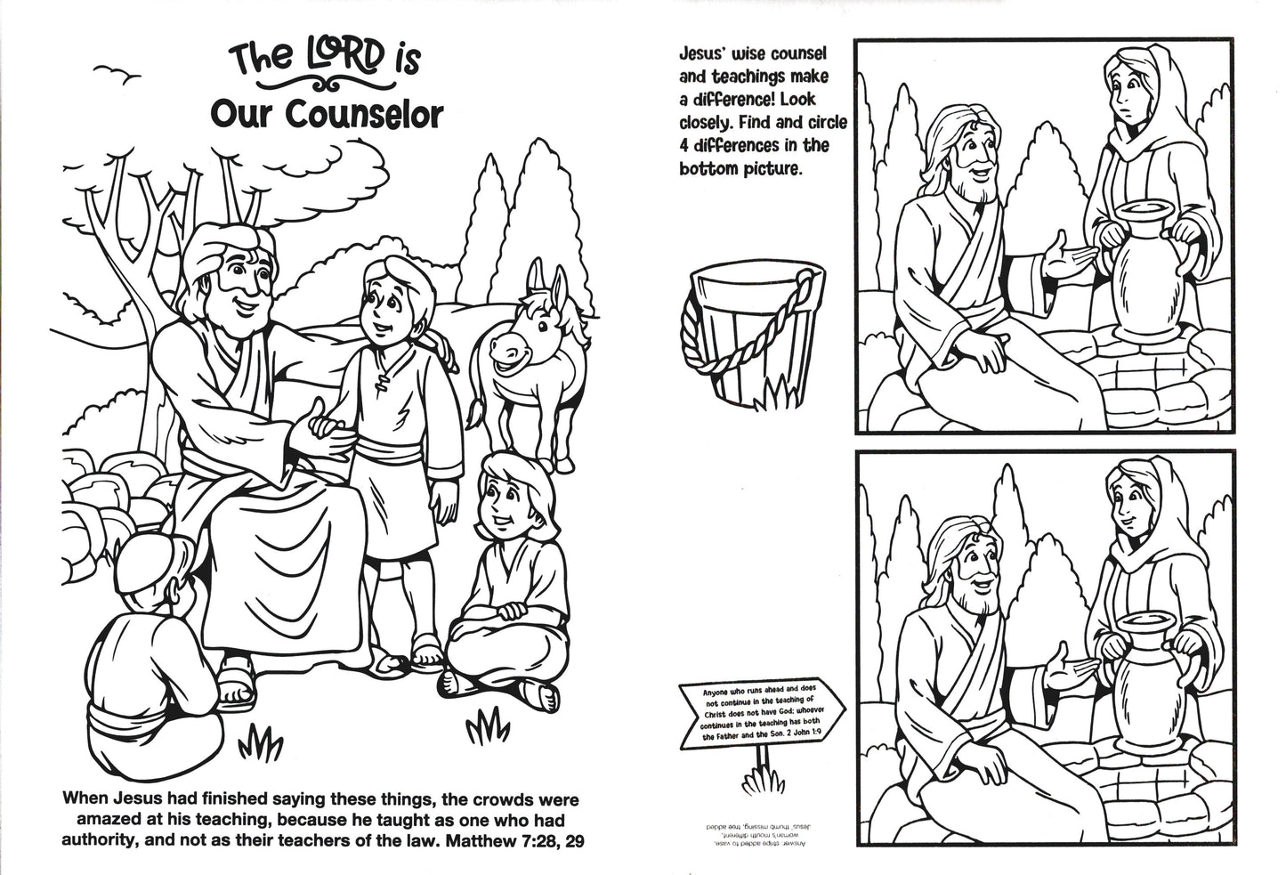 Bible Fun - Read and Color - Coloring & Activity Book - (Set of 4) v6