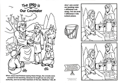 Bible Fun - Read and Color - Coloring & Activity Book - (Set of 4) v6