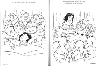 Snow White and Seven Dwarfs - Jumbo Coloring & Activity Book