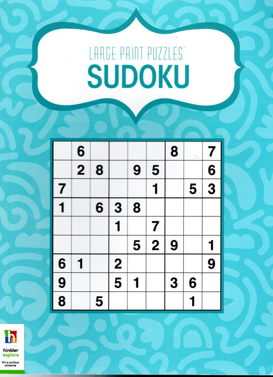 Large Print Puzzles - Sudoku 80 puzzles book