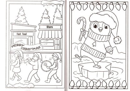Magical Christmas & Santa's Christmas Surprise - Holiday - Coloring Book (Copy)