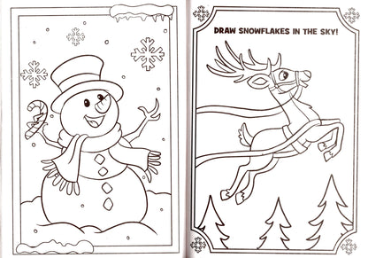 Magical Christmas & Santa's Christmas Surprise - Holiday - Coloring Book (Copy)