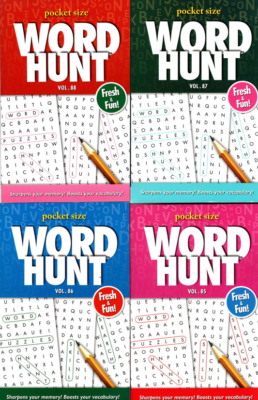 Large Print Word Hunt - All New Puzzles - Vol. 85 - 88