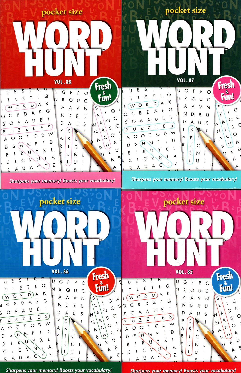 Large Print Word Hunt - All New Puzzles - Vol. 85 - 88 – Pelican Industrial
