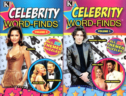 Pocket Size Celebrity Word-Finds - All New Puzzles - Vol.1-2