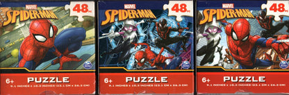 Marvel Spider-Man - 48 Pieces Jigsaw Puzzle (Set of 3 Pack) v2