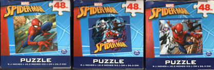 Marvel Spider-Man - 48 Pieces Jigsaw Puzzle (Set of 3 Pack) v2