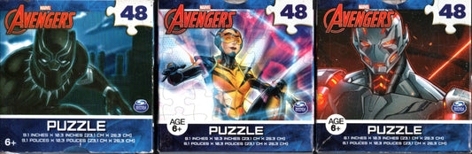 Marvel Avengers - 48 Piece Jigsaw Puzzle (Set of 3) v14