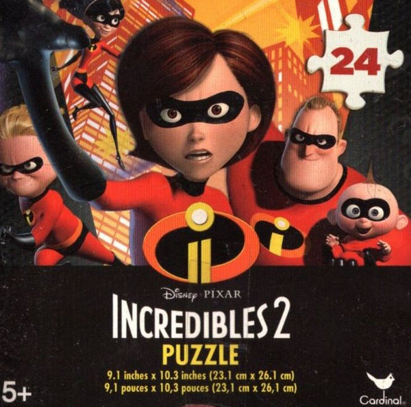 Disney Pixar Incredibles 2 - 24 Pieces Jigsaw Puzzle v2 – Pelican ...