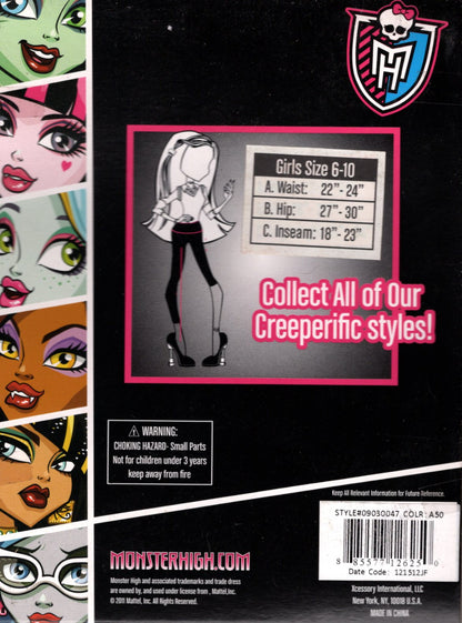 Monster High Creeper Pic Kids Leggings Size 6-10 (Set of 3)