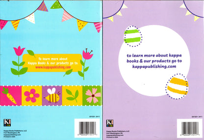 Easter Fun Time & Easter Adventures - Coloring & Activity Book (Set of 2 Books)