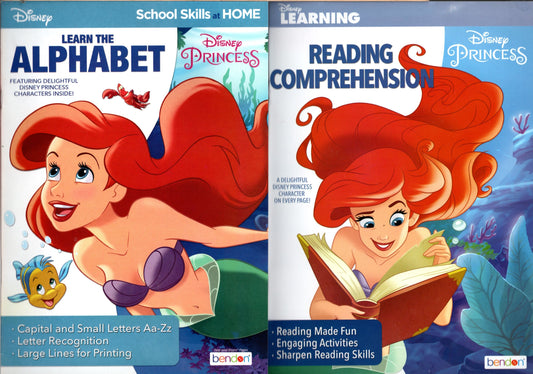 Disney Learning - Princess - Reading Comprehension & Alphabet - Workbook