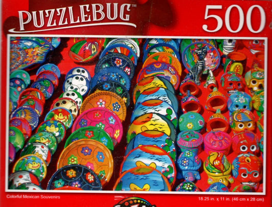 Colorful Mexican Souvenirs - 500 Pieces Jigsaw Puzzle