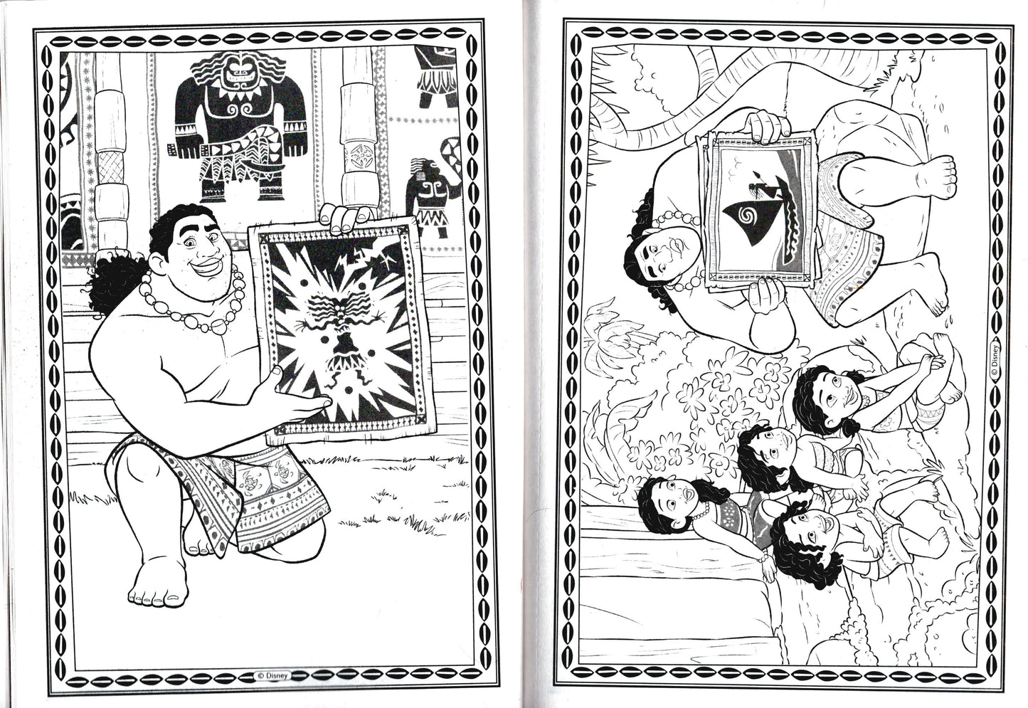 Moana 2 - Sisters Across the Waves - Coloring & Activity Book