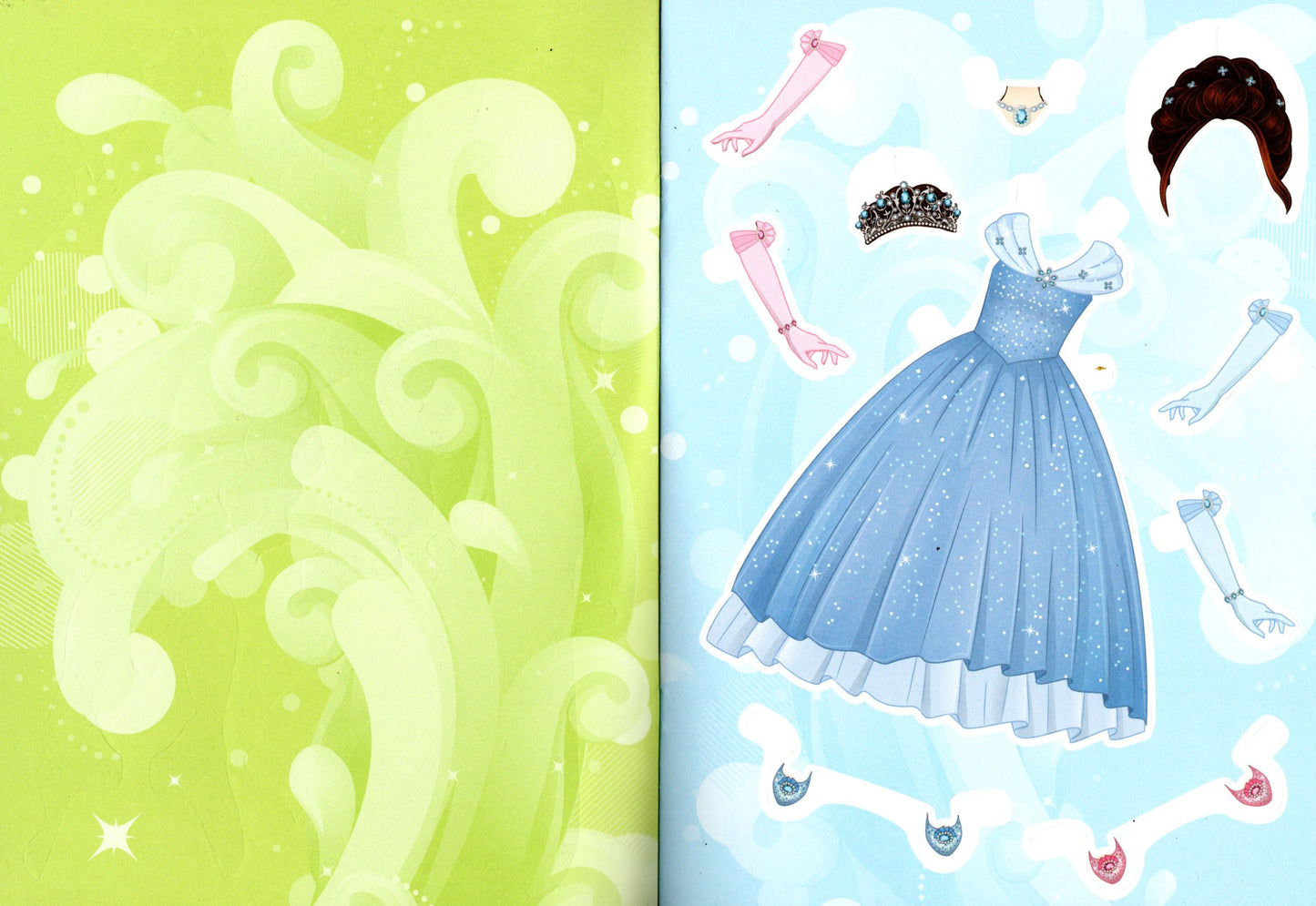 Dress-Up Girls Paper Dolls - Tami, Lola, Elly, Maya - Children Books (Set of 4)