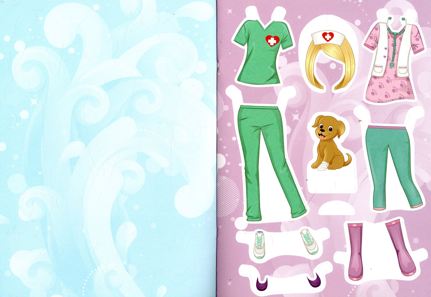 Dress-Up Girls Paper Dolls - Tami, Lola, Elly, Maya - Children Books (Set of 4)