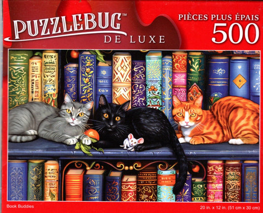Book Buddies - 500 Pieces Deluxe Jigsaw Puzzle