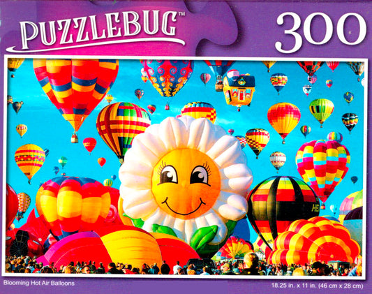 Blooming Hot Air Balloons - 300 Pieces Jigsaw Puzzle