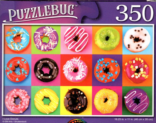 I Love Donuts - 350 Pieces Jigsaw Puzzle