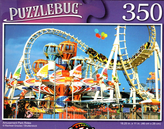 Amusement Park Rides - 350 Pieces Jigsaw Puzzle
