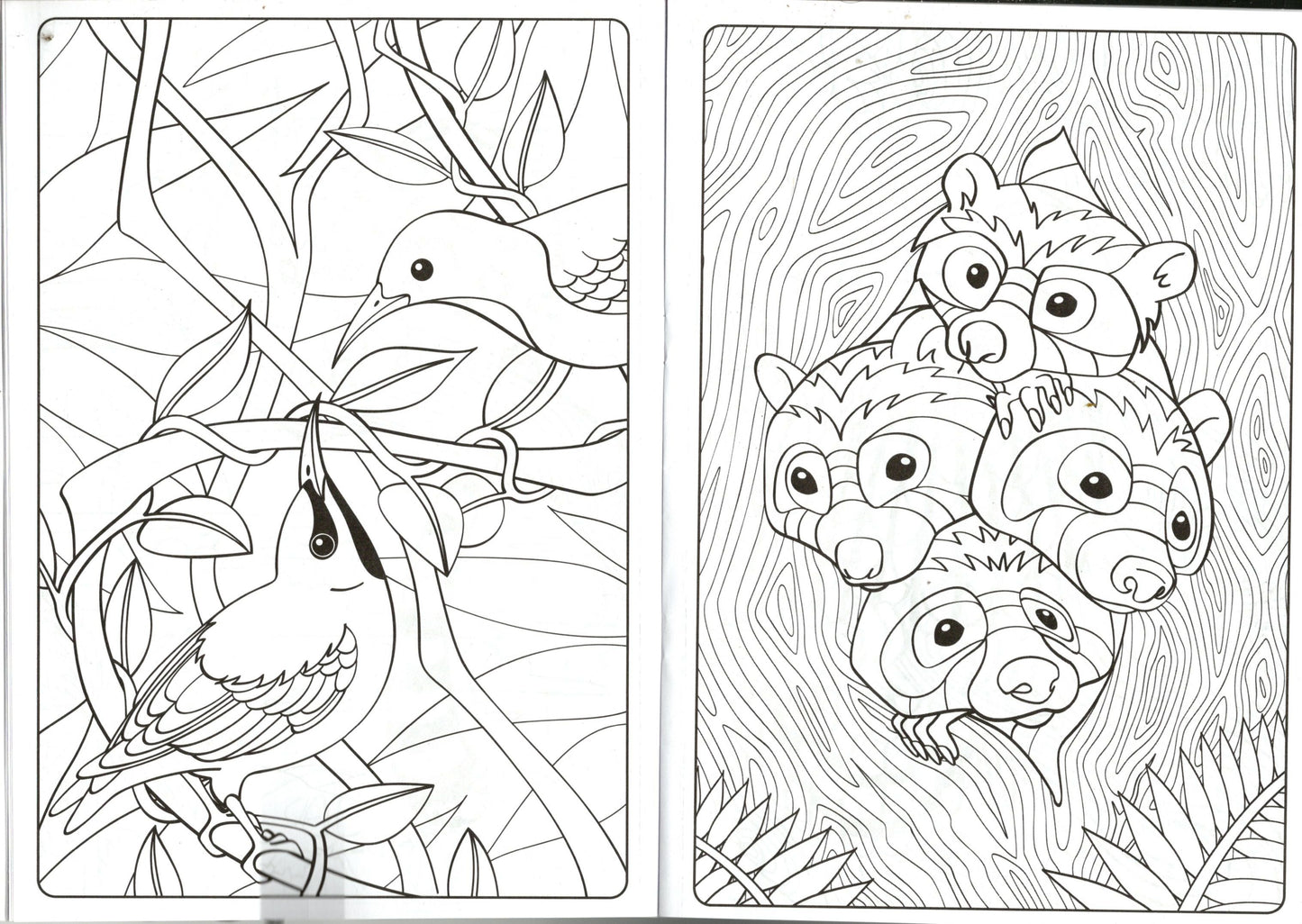 Coloring Books for Adults - Pets and Wild Animals (Set of 2 Books)