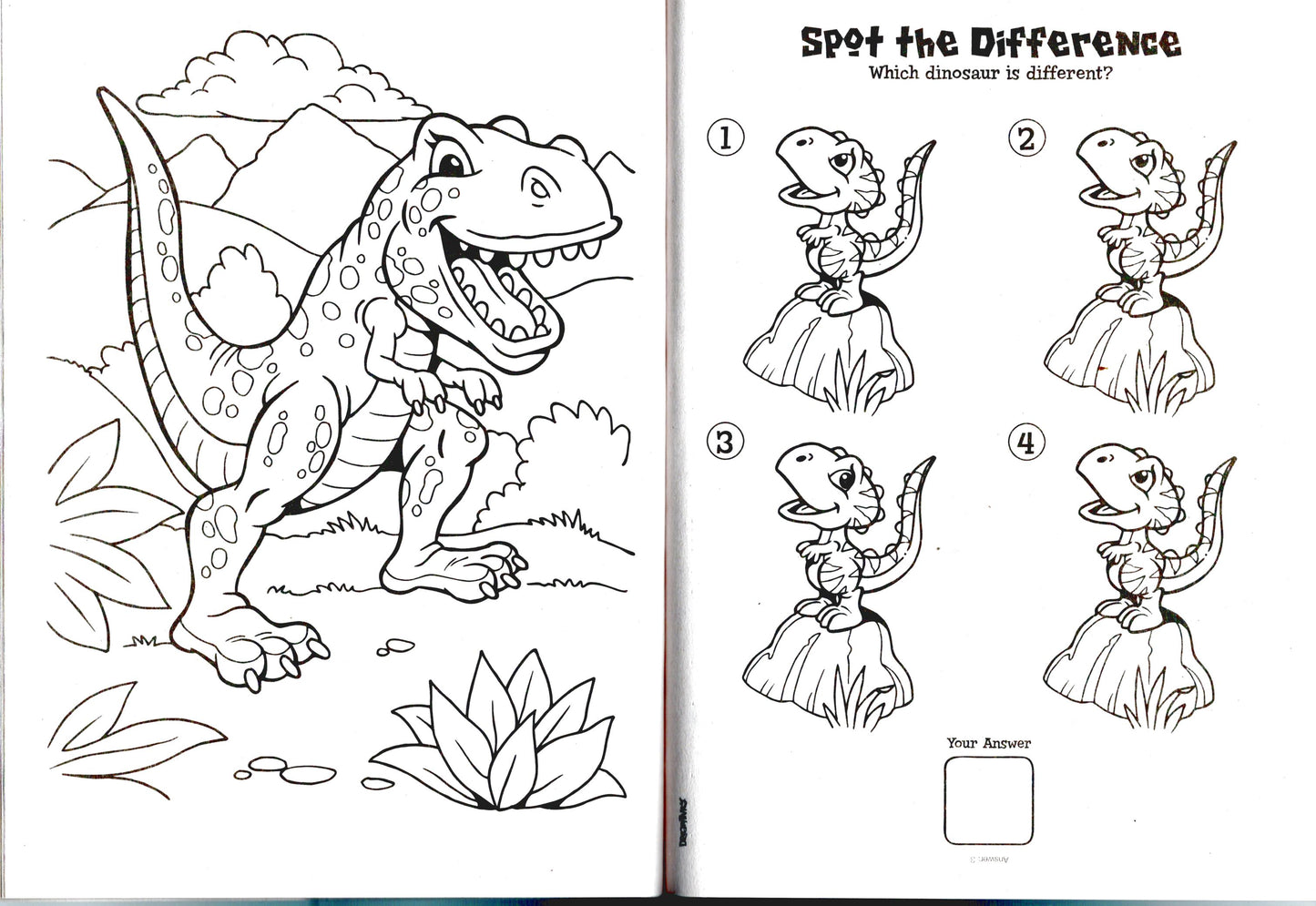 Dino Crash - Coloring & Activity Book
