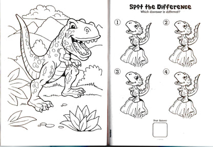 Dino Crash - Coloring & Activity Book