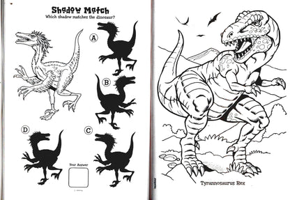 Dino Crash - Coloring & Activity Book