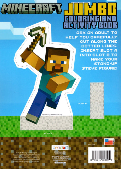 Minecraft - Jumbo Coloring & Activity Book