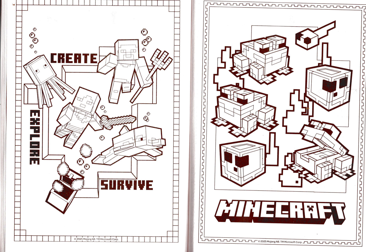 Minecraft - Jumbo Coloring & Activity Book