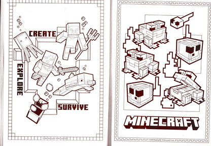 Minecraft - Jumbo Coloring & Activity Book